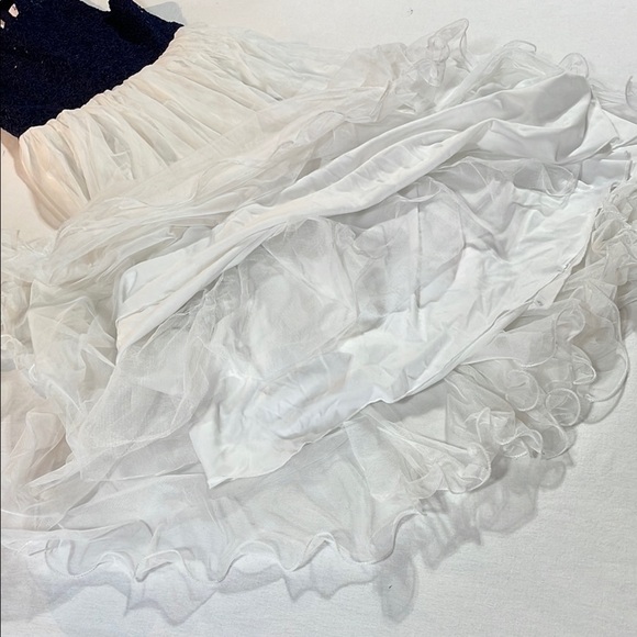 Girls Sequin Pleated Gown Party Dress Wedding 14 - Picture 16 of 16